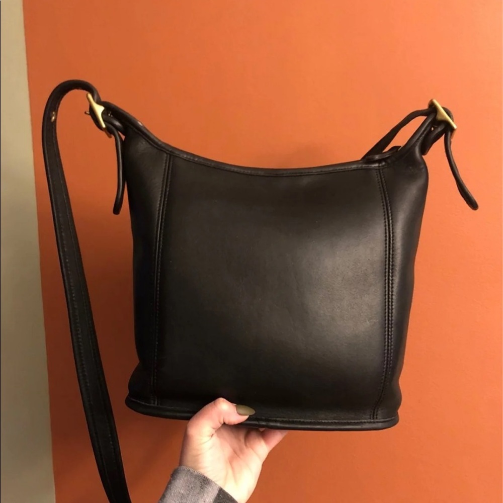 Vintage Coach legacy bucket bag